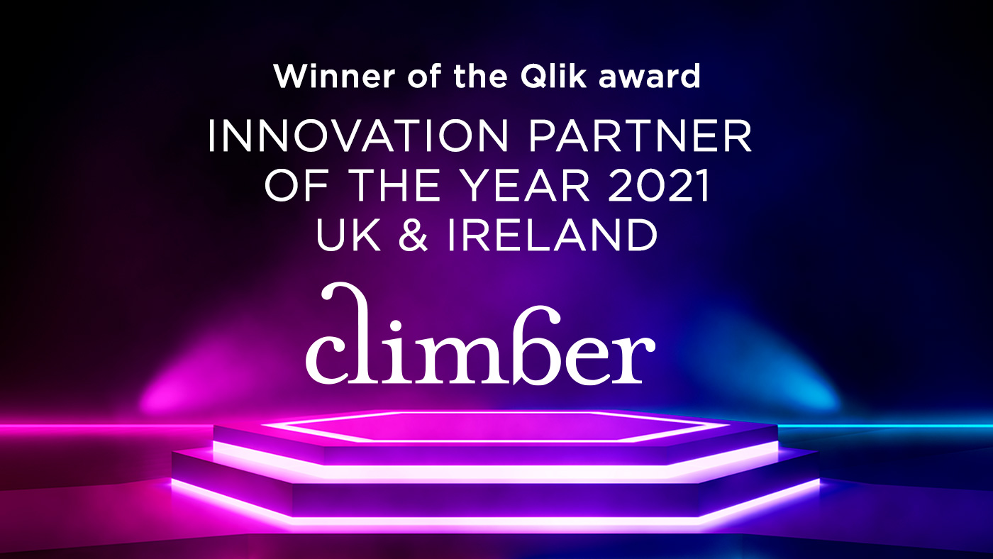 Climber UK Qlik Innovation Partner 2021