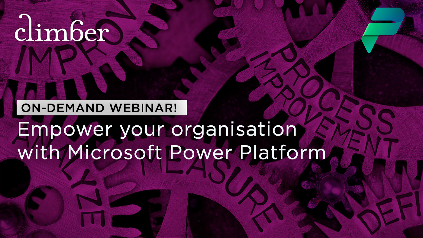 Climber BI - Microsoft Power Platform On-demand Webinar