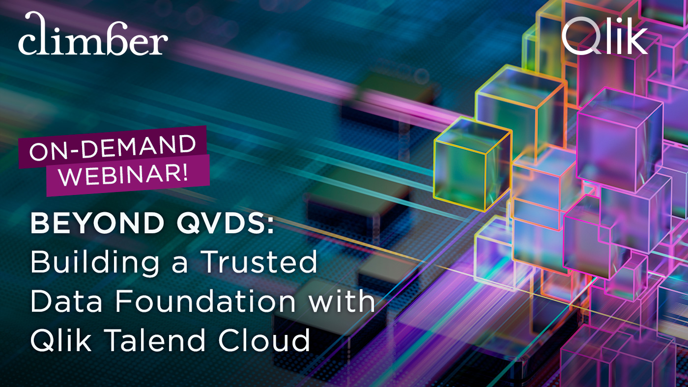 Beyond QVDs: Building a Trusted Data Foundation with Qlik Talend Cloud