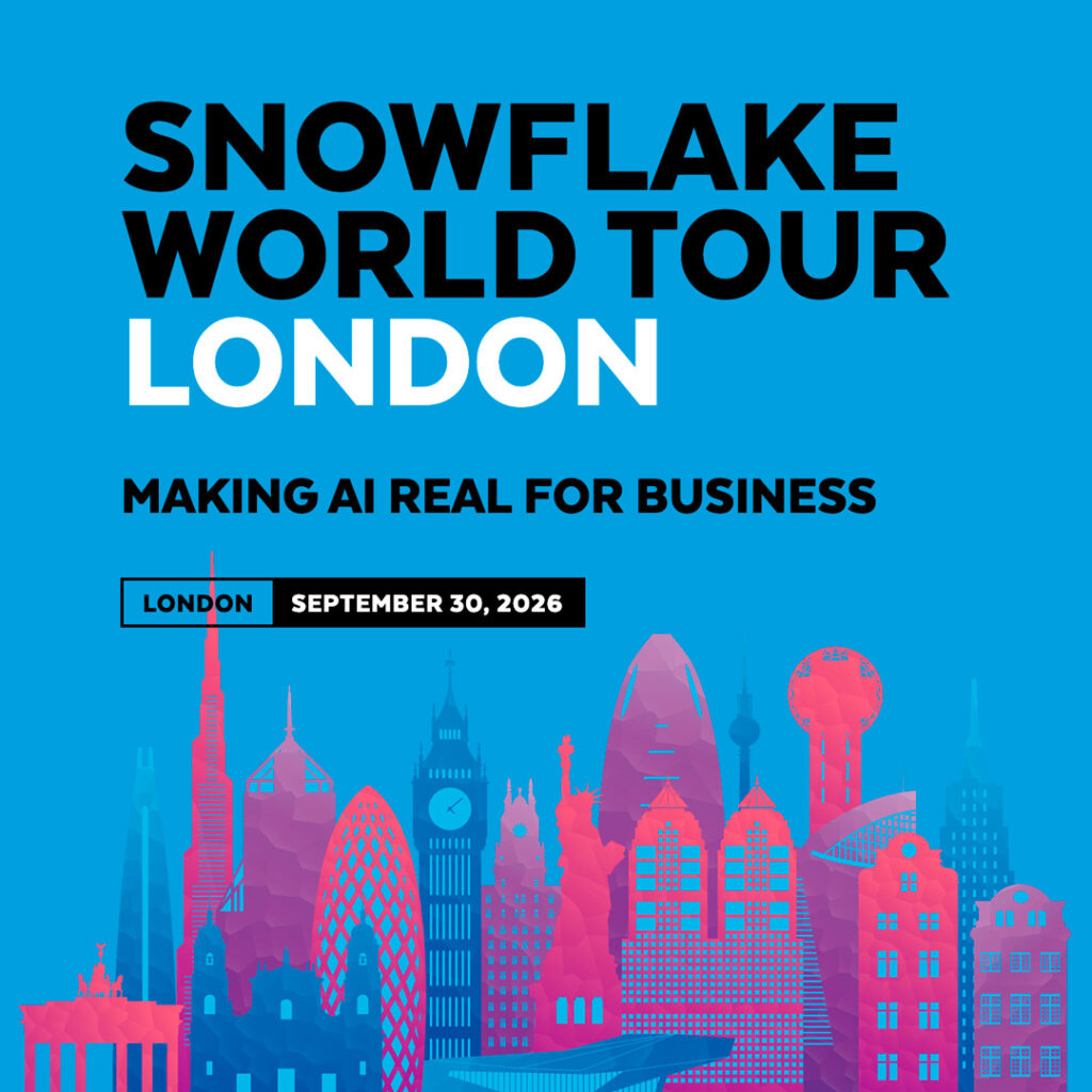 Snowflake World Tour London 2026