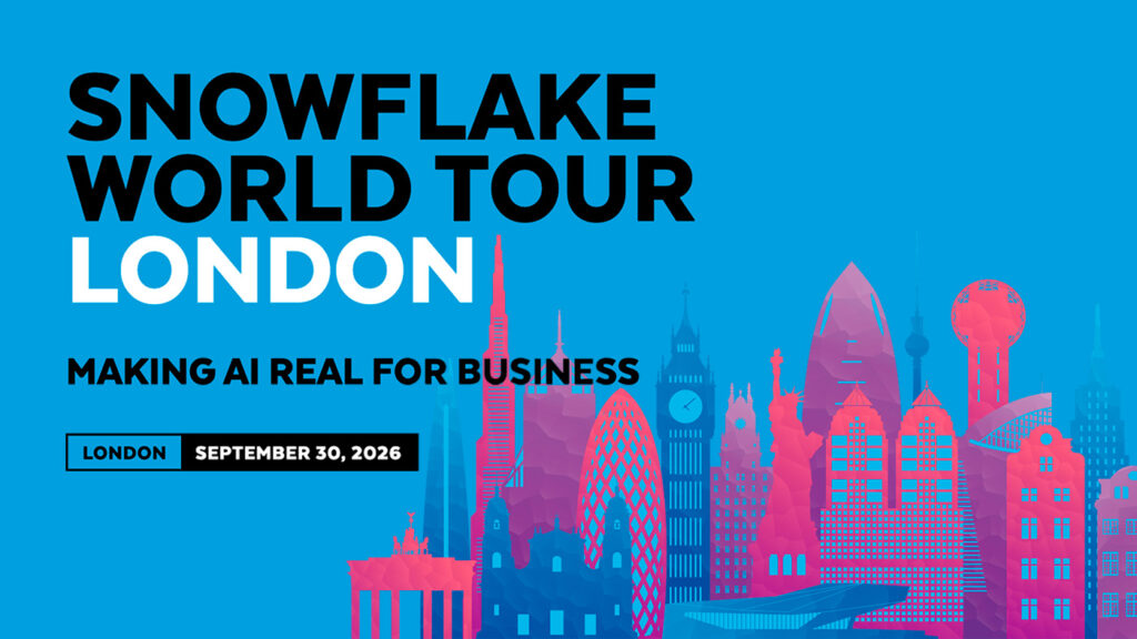 Snowflake World Tour London 2026
